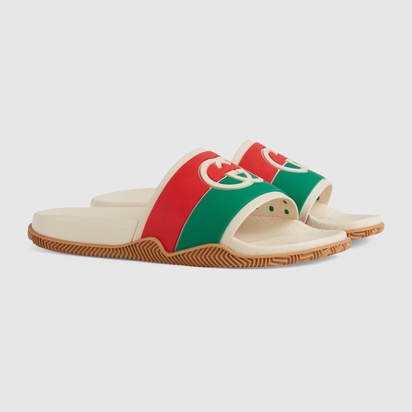 Gucci Pursuit GG Logo Slide Sandal (Women)